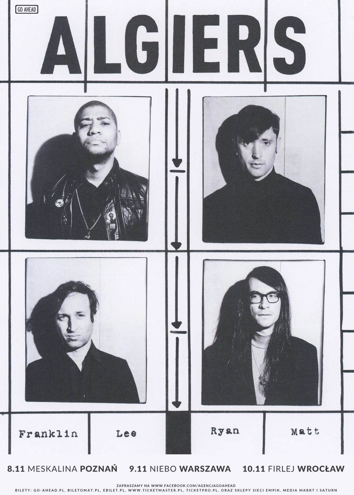 Zaangażowana politycznie grupa Algiers zagra trzy koncerty w Polsce. Brawurowo łączą rocka, post-punk i industrialną elektronikę