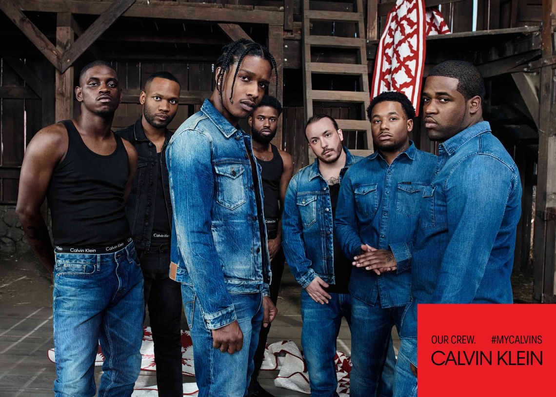 Jeansy i bieliznę Calvin Klein reklamują raperzy z legendarnego kolektywu A$AP Mob. Wyglądają super