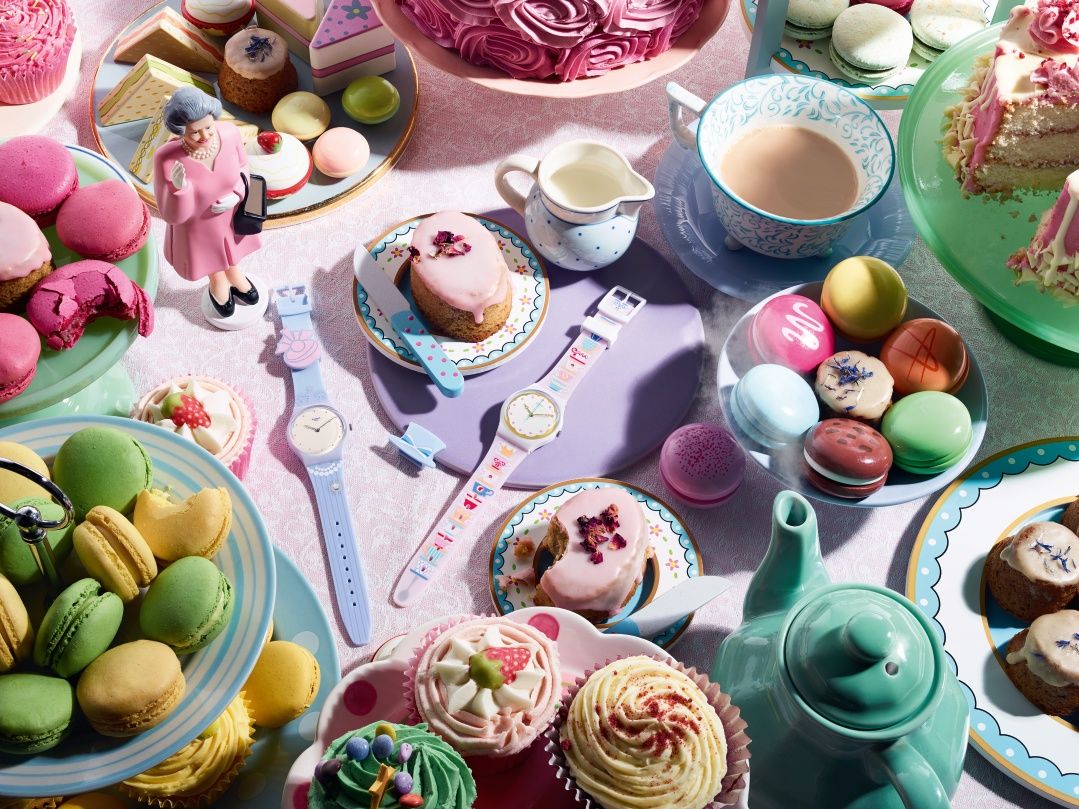 Super kolorowa kolekcja Swatch z brytyjskimi motywami