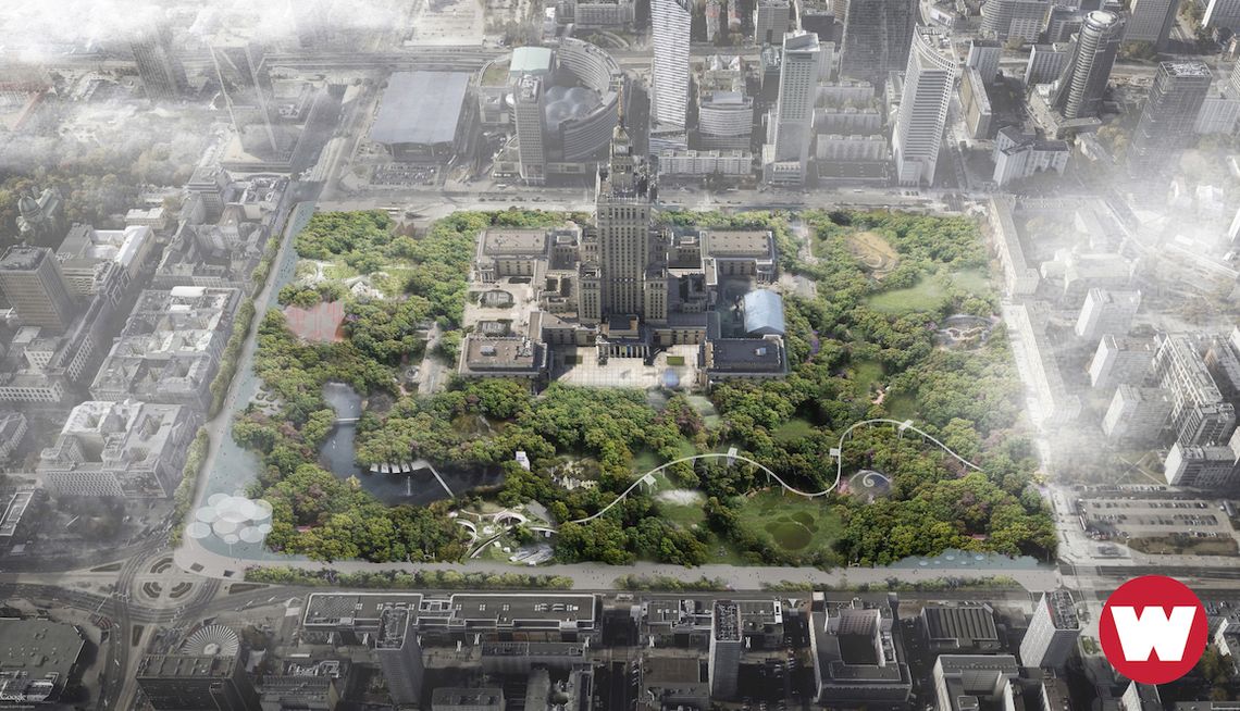 Centrum stolicy będzie wreszcie piękne i zielone? Inicjatywę Warszawski Park Centralny może wesprzeć każdy