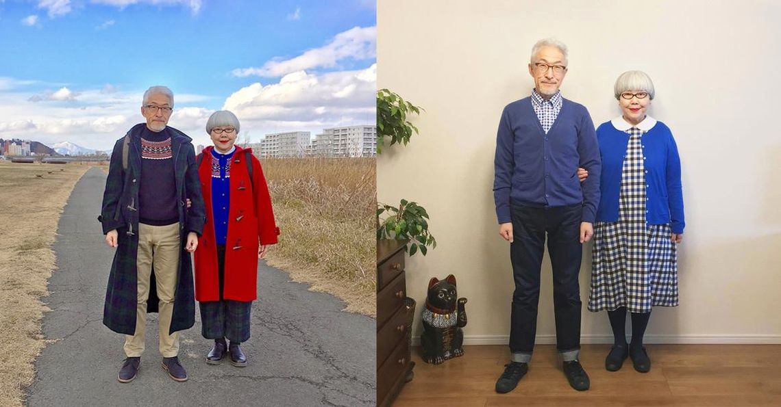 Modnym można być w każdym wieku. Udowadnia to para emerytów, którzy podbili Instagram