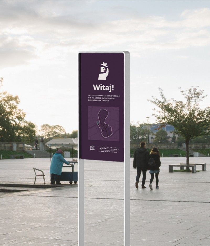 Odważny projekt systemu informacji miejskiej w Krakowie od Mamastudio