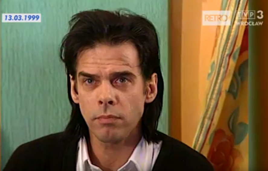 Materiał TVP z 1999 r. o przylocie Nicka Cave'a do Polski zrobi wam dzień