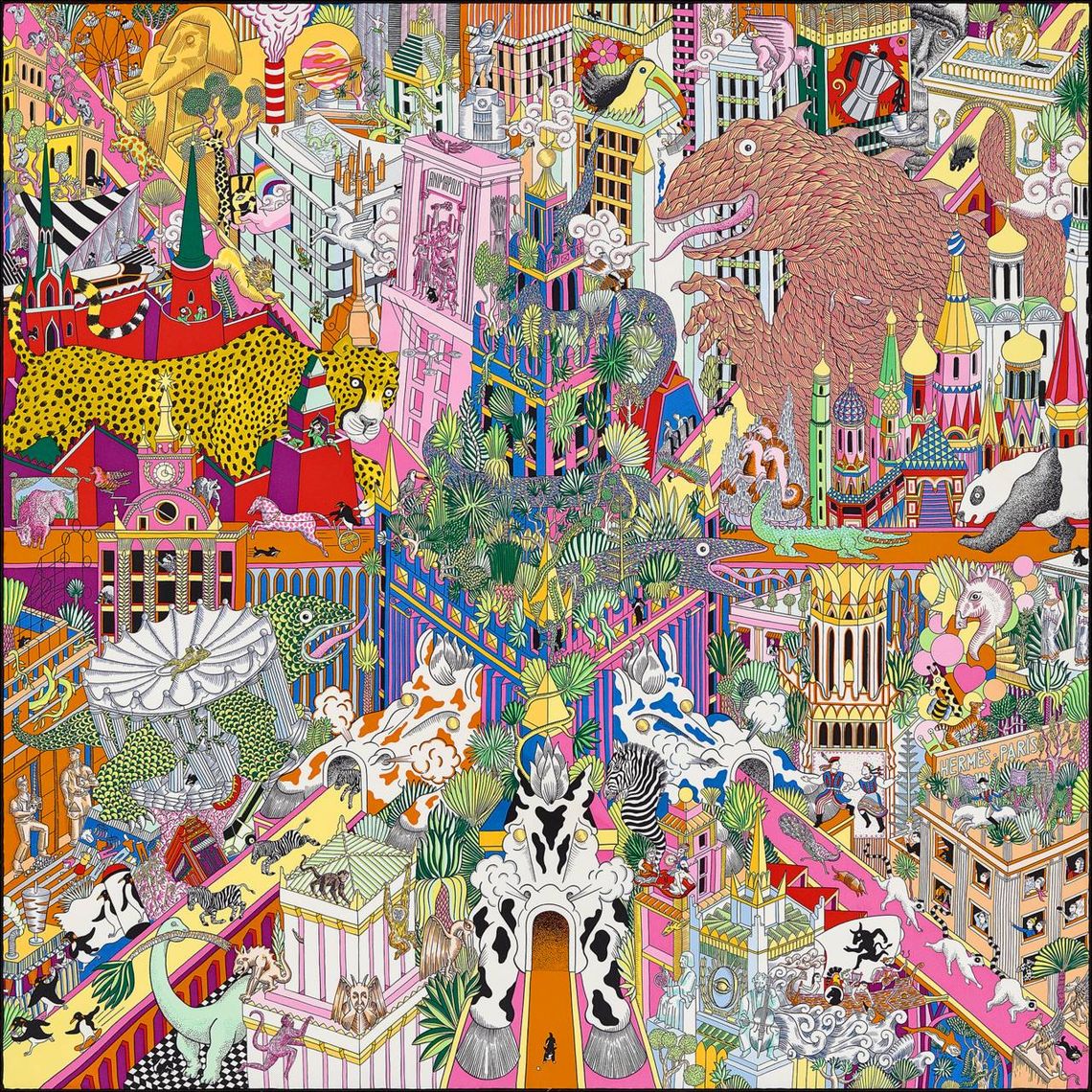 Fantasmagoryczna Warszawa w projekcie Jana Bajtlika dla domu mody Hermès Paris