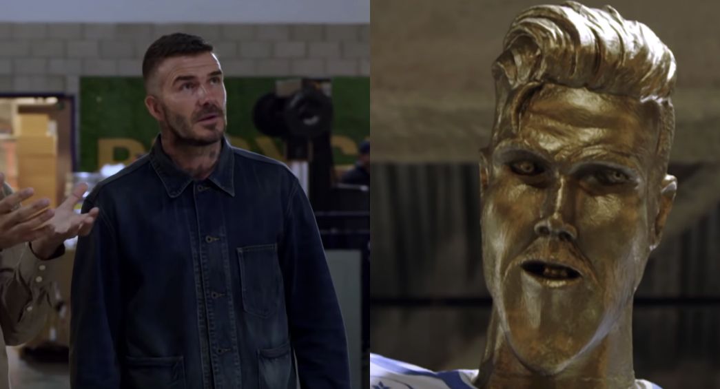 David Beckham przyszedł na odsłonięcie swojego posągu. I mocno się zdziwił
