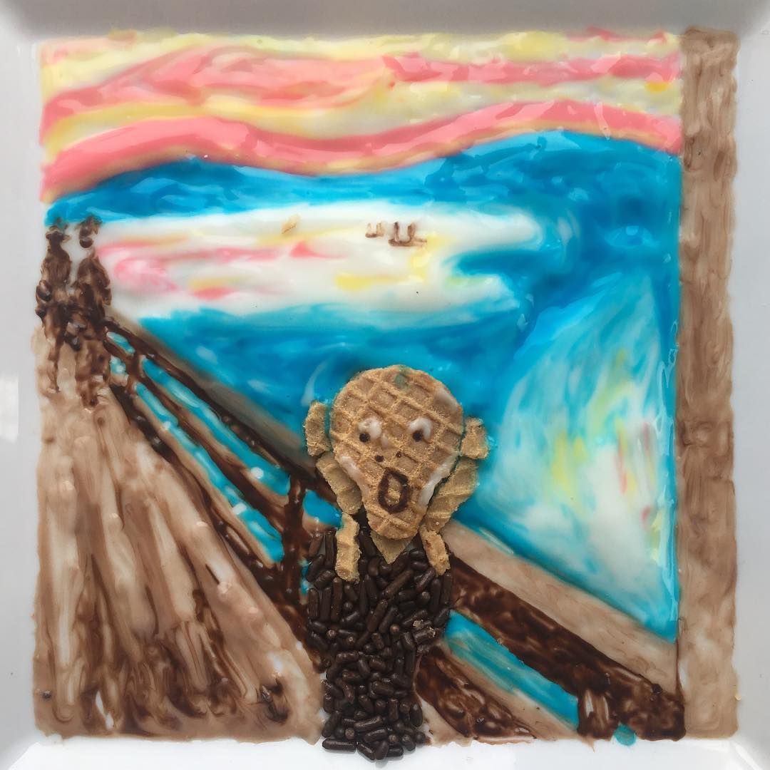 Artysta tworzy z jedzenia efektowne dzieła sztuki