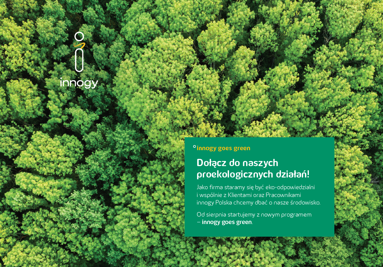 innogy Polska pokazuje, jak być eko w nowym programie "innogy goes green"