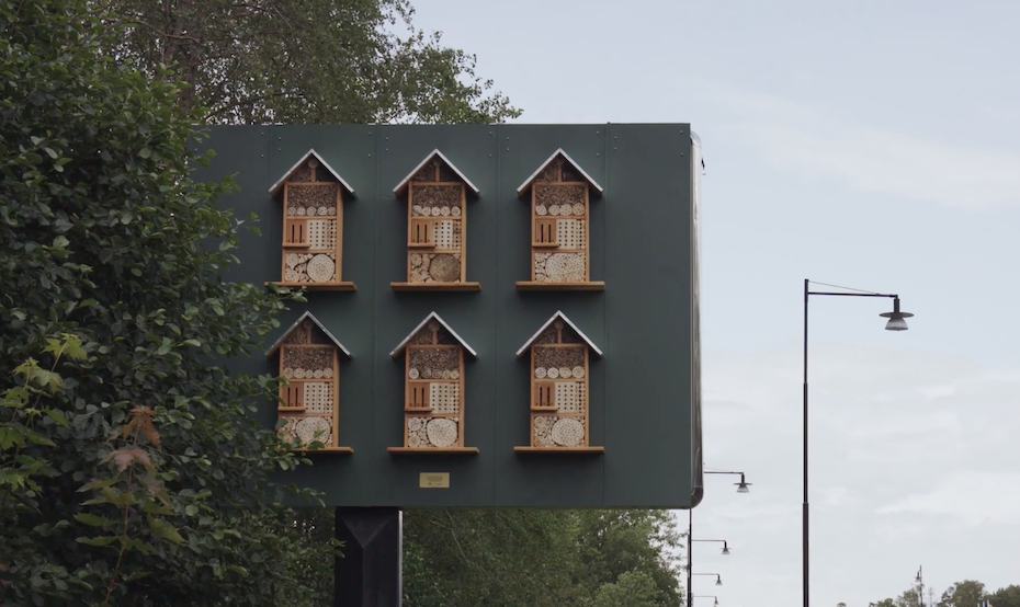 Hotele dla pszczół w billboardach McDonald's