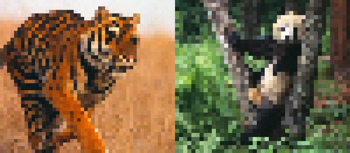 22 wstrząsające zdjęcia zwierząt – tyle pikseli, ile żyjących osobników danego gatunku
