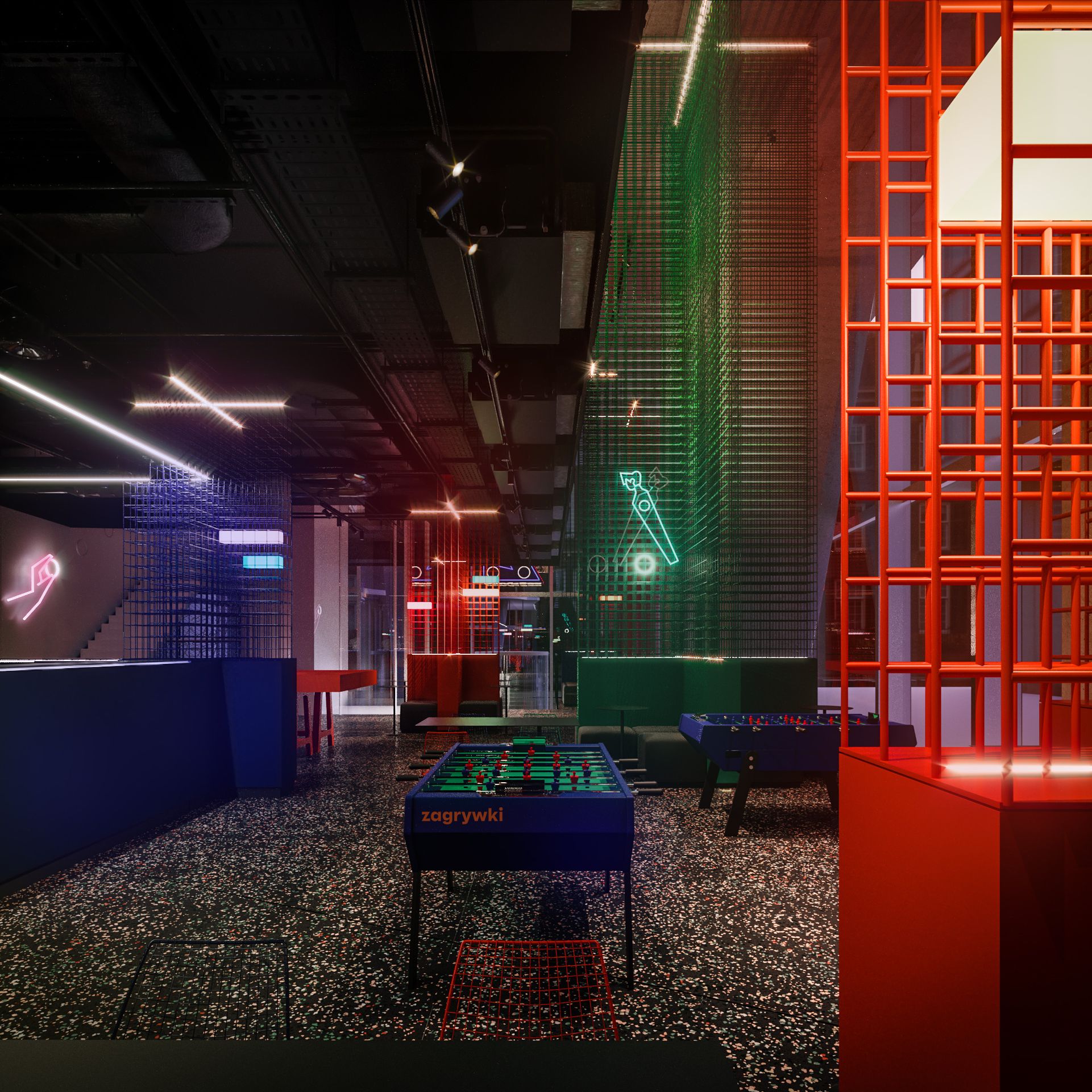 W Warszawie powstaje neonowy bar z nietypowymi aktywnościami i grami z całego świata
