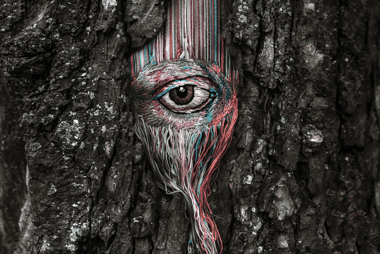 Diana Yevtukh – ukraińska artystka, która naprawia pęknięte drzewa haftami