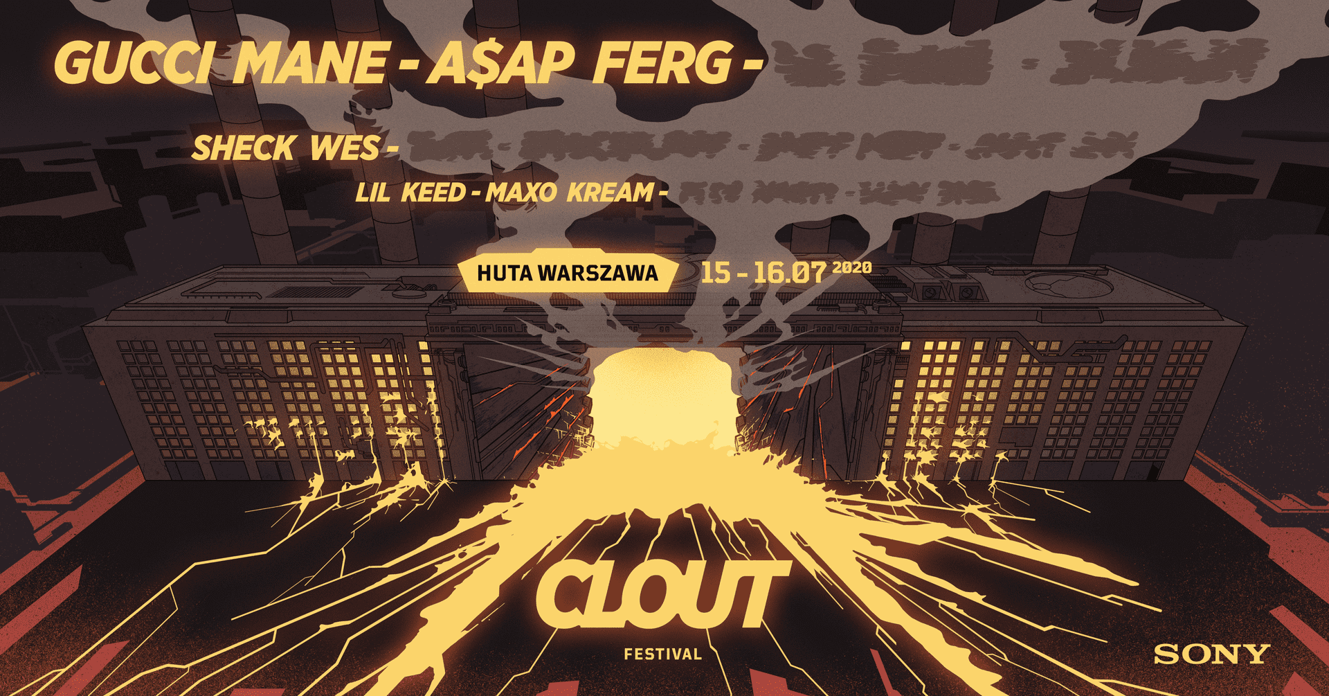 To będzie pierwszy taki festiwal w Polsce! Gucci Mane jedną z gwiazd CLOUT Festivalu w Warszawie