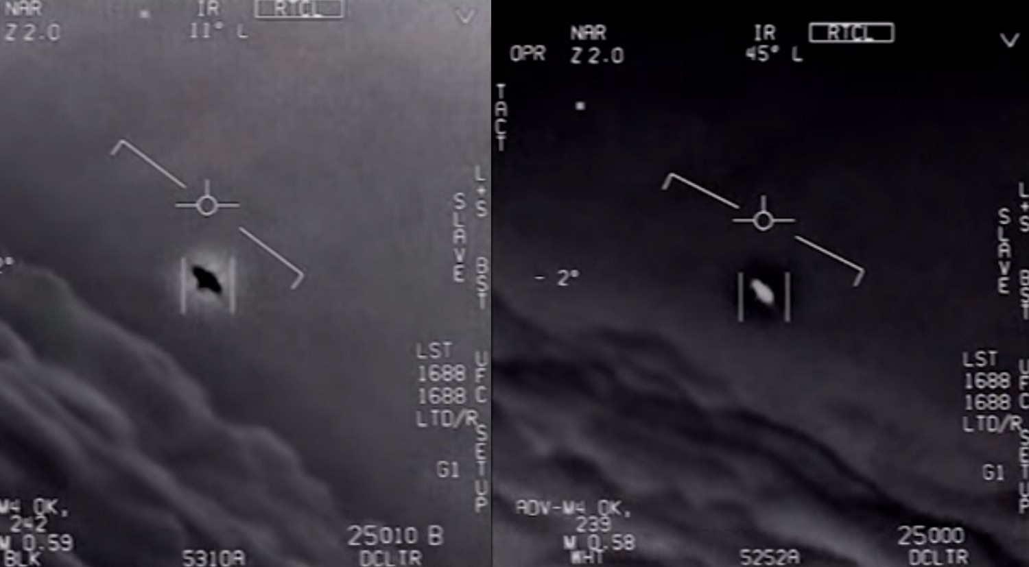 Pentagon opublikował trzy nagrania, na których widać UFO