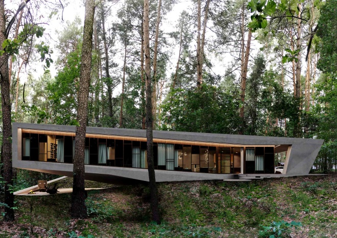 Dom bliski naturze inspirowany kalifornijskim drzewem Joshua Tree stanie obok Łodzi