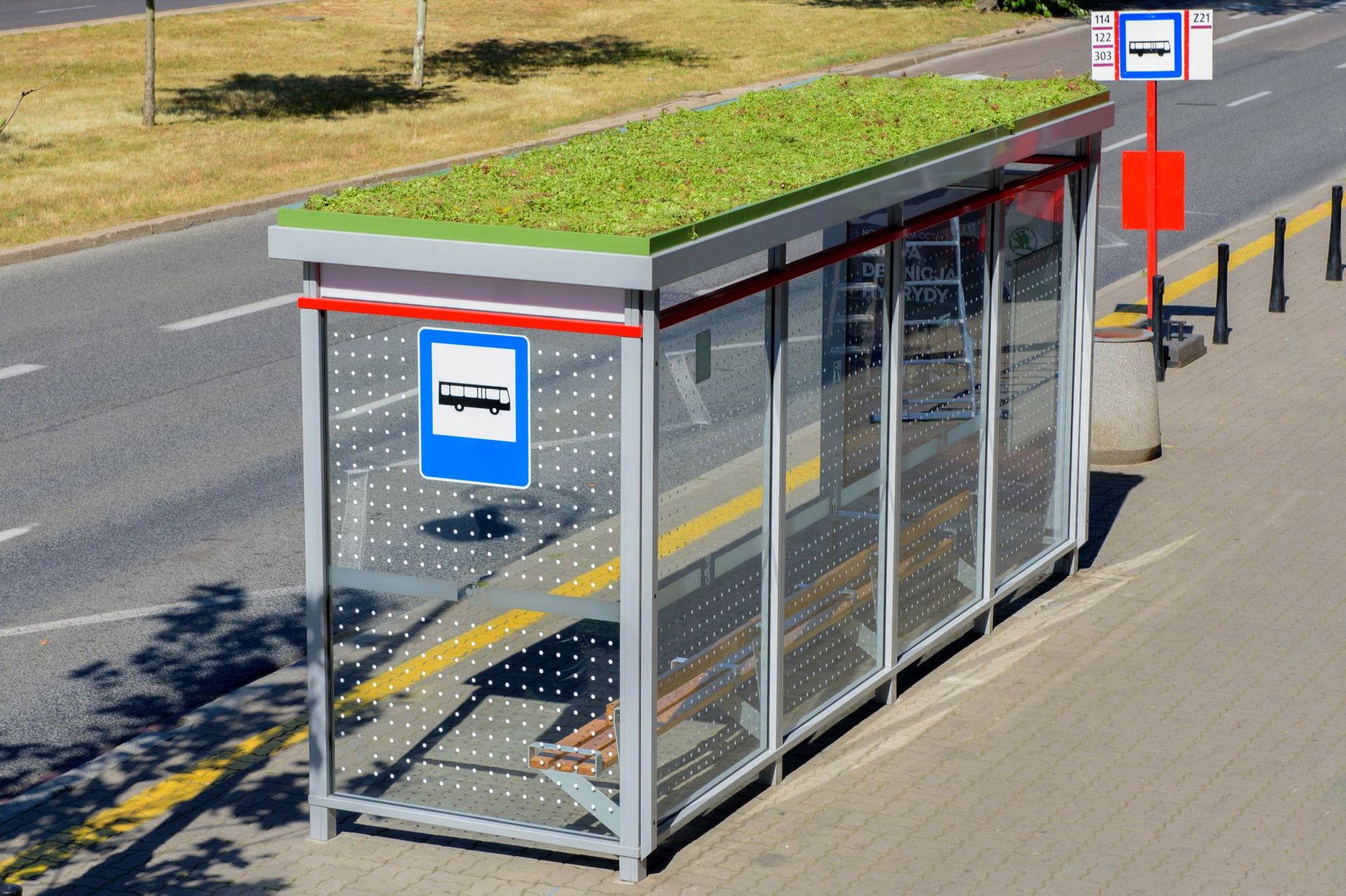 Zielony Żoliborz? W Warszawie powstał pierwszy ekologiczny przystanek autobusowy