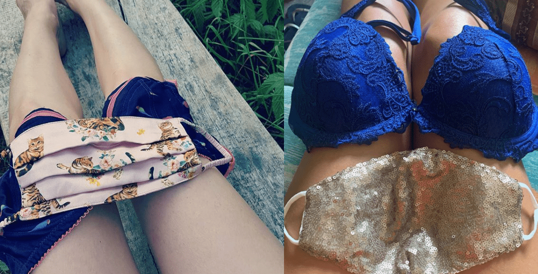 #wMaseczkachNieStanikach, czyli instagramowa odpowiedź na obowiązek noszenia staników w pracy