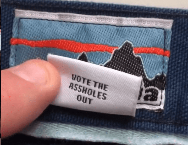 Polityczny manifest na metce Patagonii