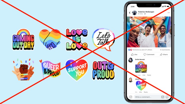 Polska obok Białorusi czy Iranu na liście krajów bez tęczowych naklejek LGBTQ+ na Facebooku