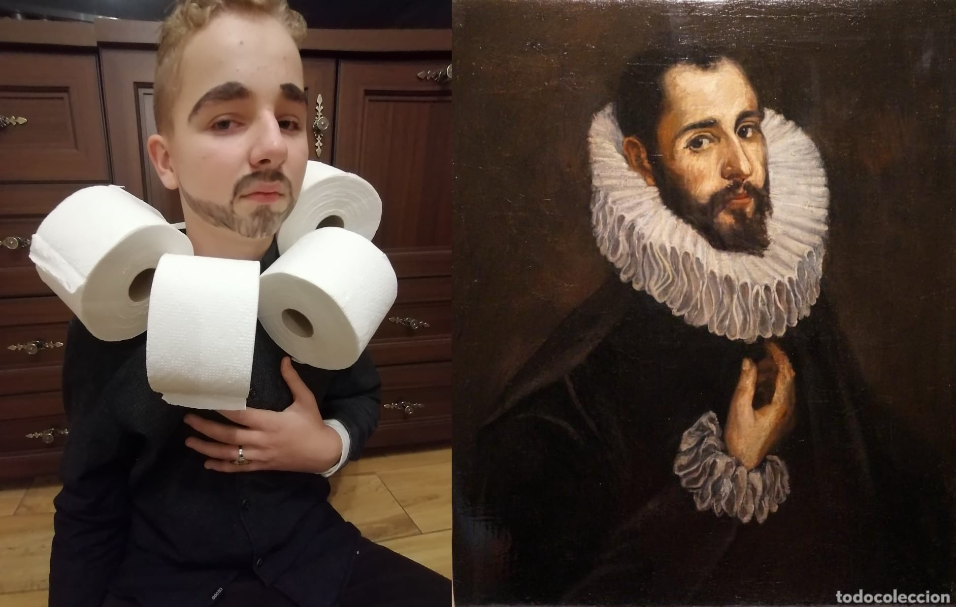 Kreatywni uczniowie odtworzyli słynne dzieła sztuki w ramach zadania domowego z polskiego