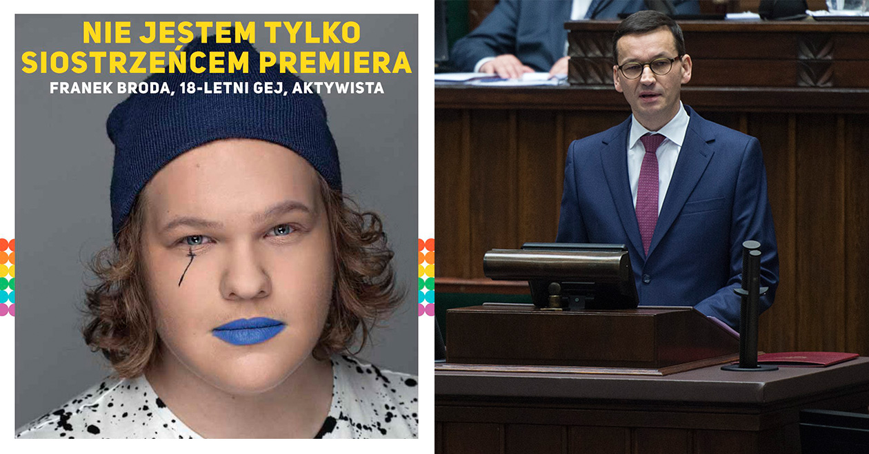 Siostrzeniec Morawieckiego na okładce magazynu LGBT+. „Jest mi przykro, że ma takie poglądy"
