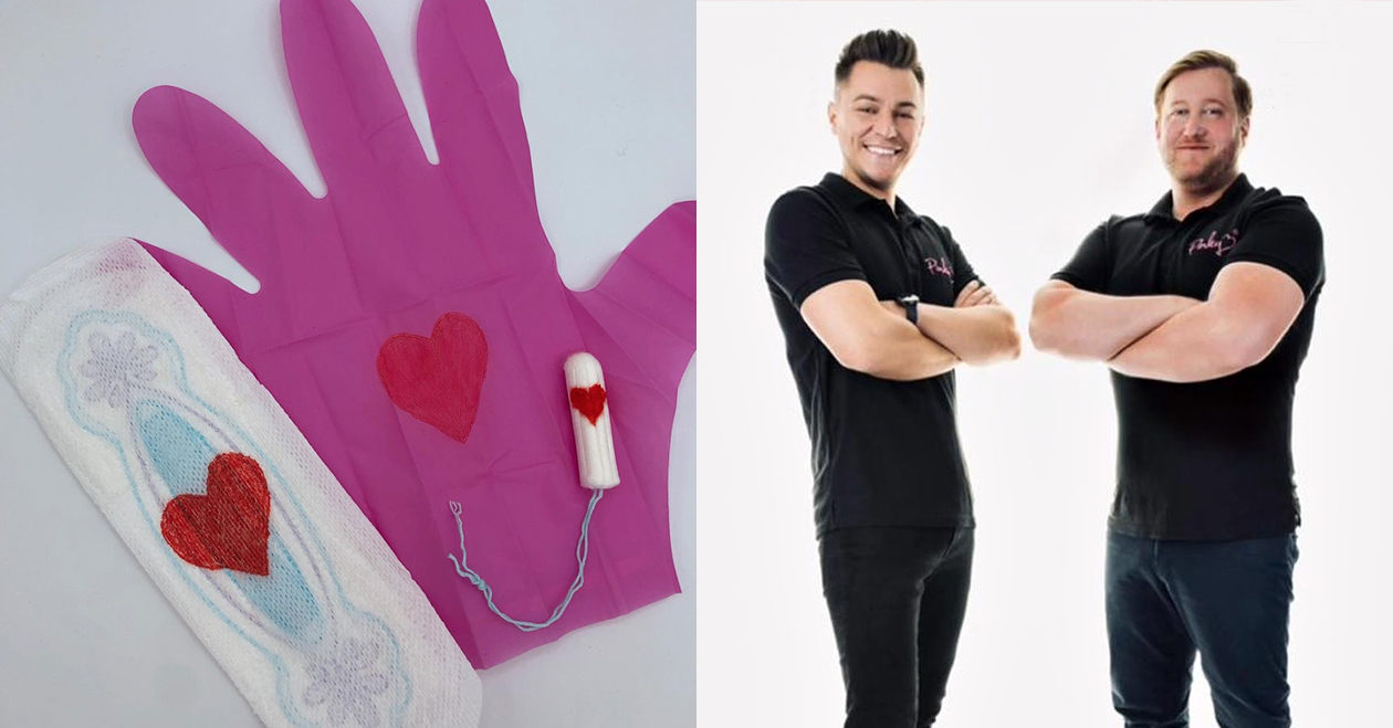 Burza wokół mężczyzn, którzy stworzyli „okresowe" rękawiczki do zmieniania podpasek i tamponów