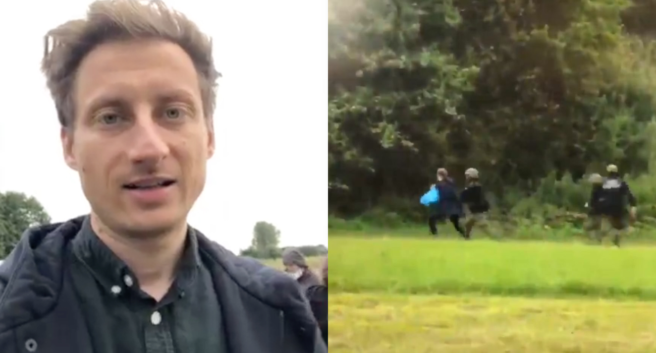 Poseł KO gonił się ze Strażą Graniczną, aby dostarczyć pomoc uchodźcom