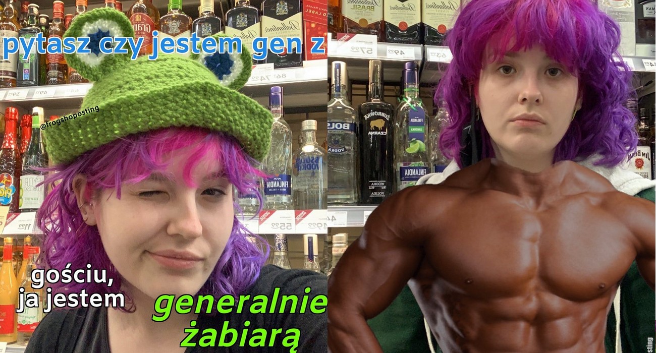 Żabka „pożyczyła" kontent od swojej kasjerki – influencerki i memiarki