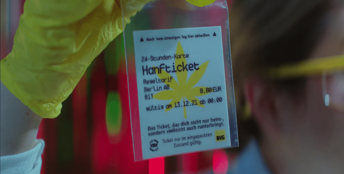 Berlińskie metro wprowadziło jadalne bilety. Z olejkiem konopnym, żeby się nie stresować