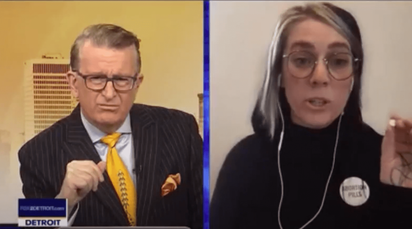 Aktywistka pro-choice przyjęła tabletkę aborcyjną podczas programu na żywo