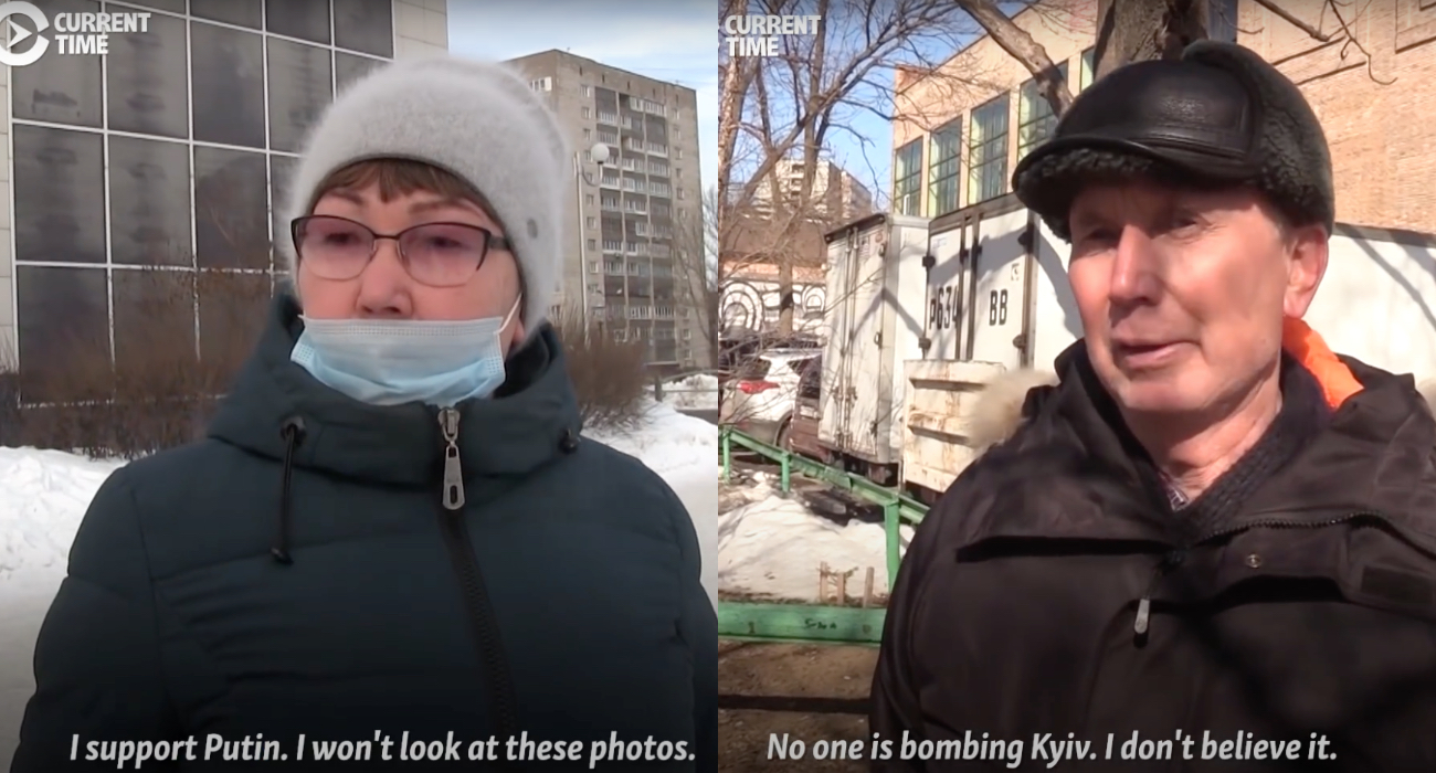 Pokazali Rosjanom zdjęcia z Ukrainy. Reakcje mieszkańców budzą prawdziwą grozę