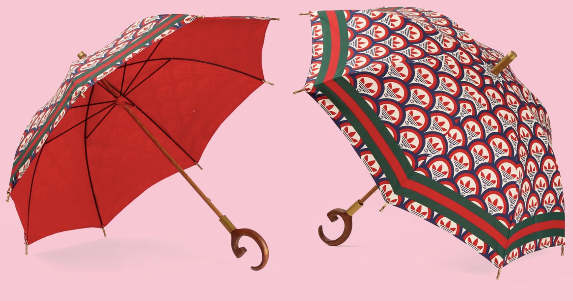 Masz parasol za 7 tysięcy i nadal jesteś mokry. Nowa kolaboracja adidas x Gucci stała się viralem