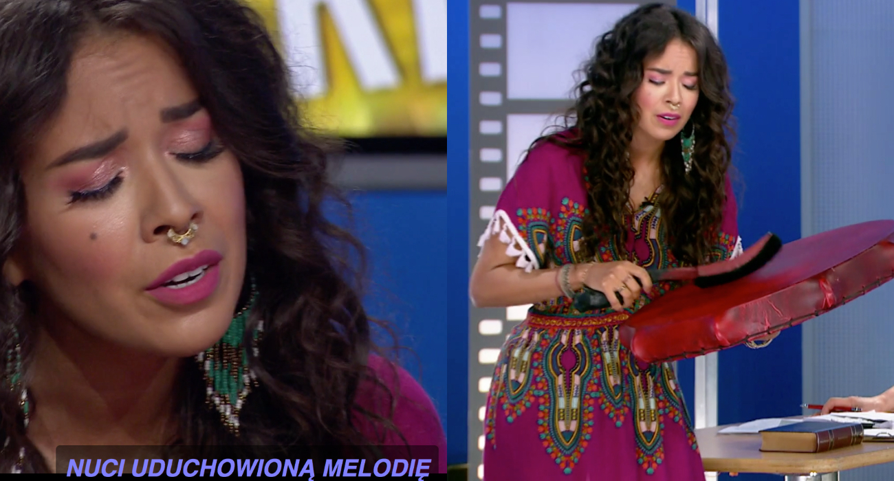 Ex-blogerka modowa gra na bębnach w TVP na viralowym nagraniu. Zajmuje się „leczeniem dźwiękiem"