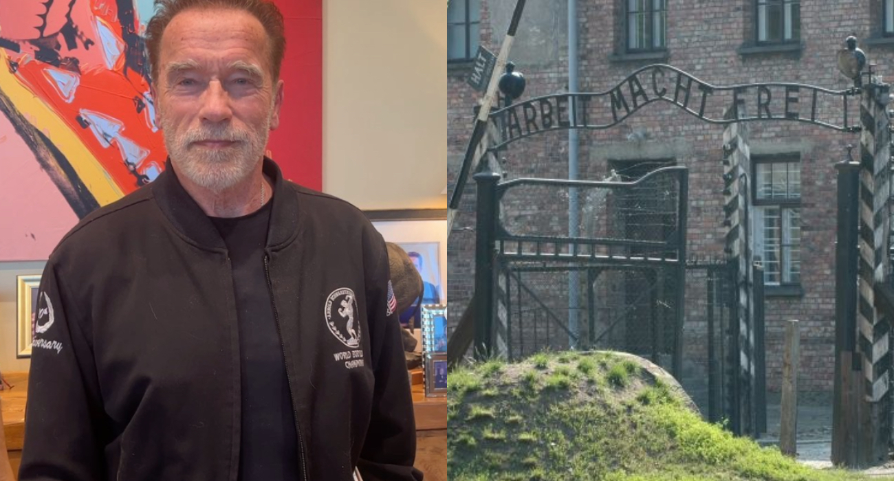 Obiecał, że odwiedzi Muzeum Auschwitz i dotrzymał słowa. Arnold Schwarzenegger przyleci do Polski