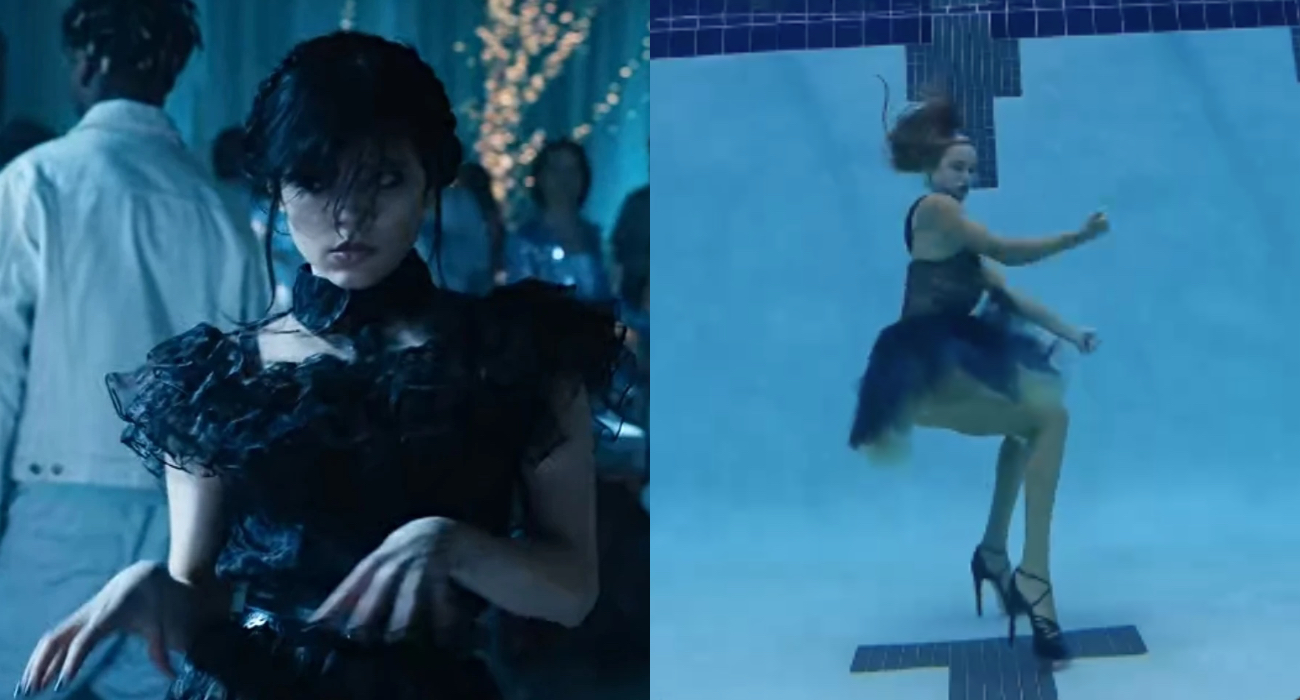 Znana pływaczka wykonała taniec Wednesday pod wodą. To hit w sieci