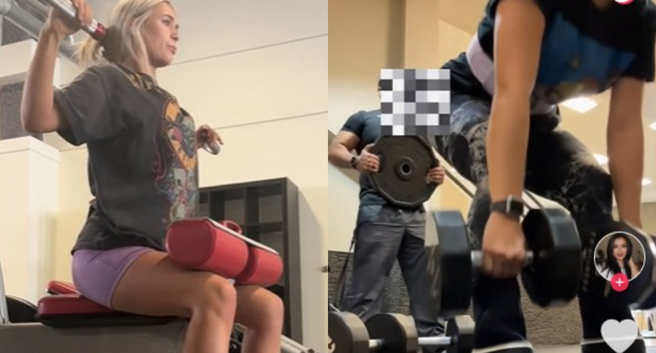 Użytkowniczki TikToka demaskują „dziwaków na siłowni”