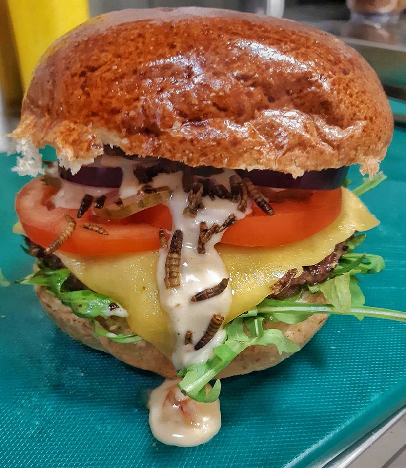 Pierwsze burgery i pizze z jadalnymi owadami już do zjedzenia w Polsce