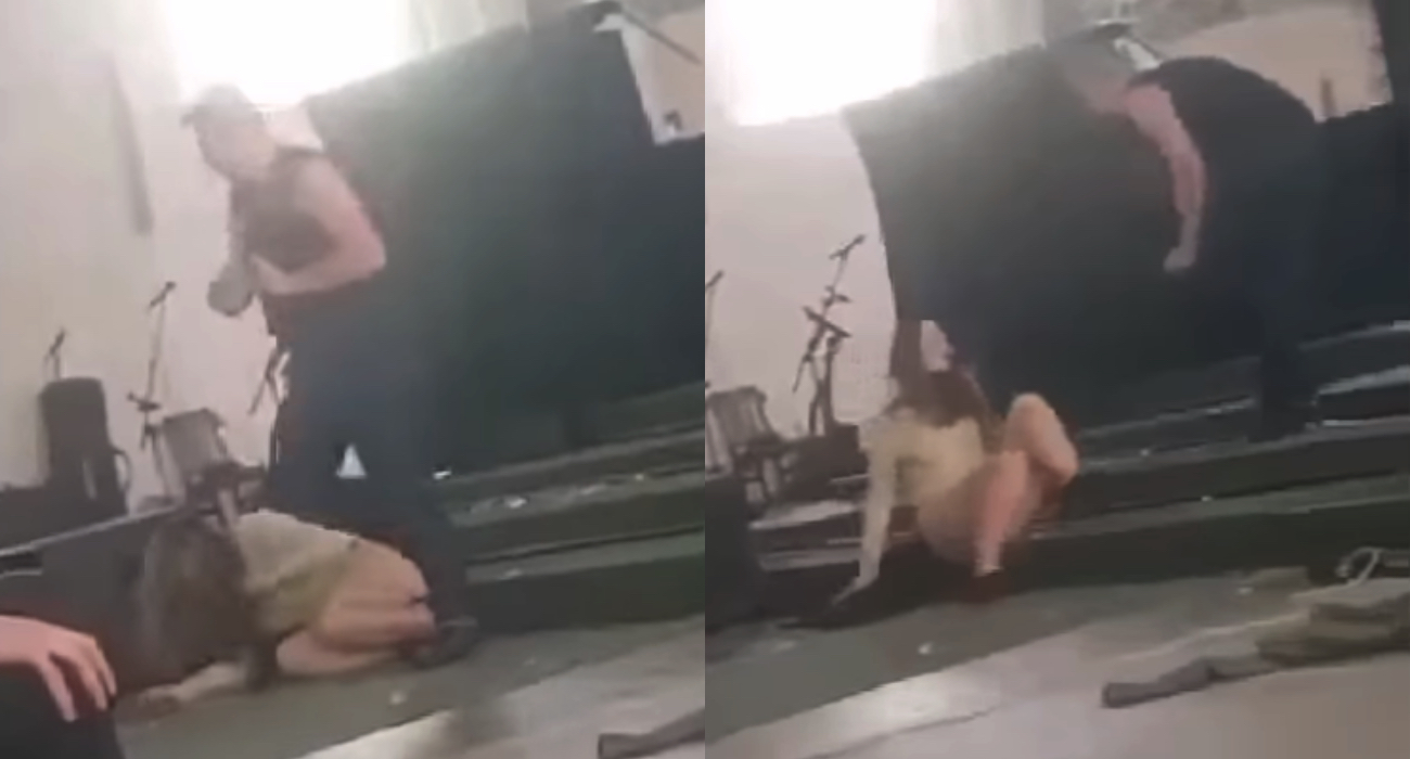 Znęcanie się nad półnagą kobietą i wyzwiska. Tak wyglądały rekolekcje w Toruniu