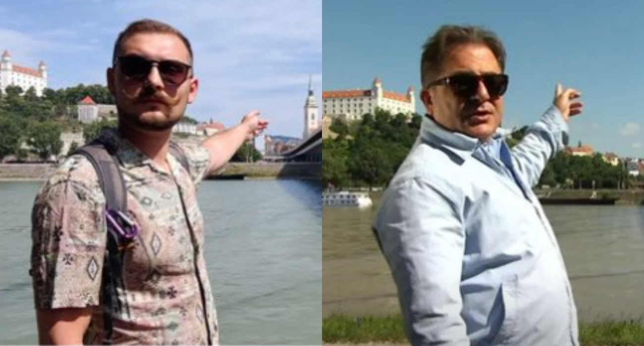 Polak odtwarza kadry z programu Roberta Makłowicza