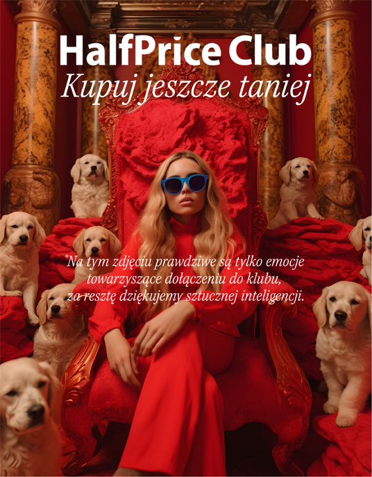 HalfPrice z pierwszą w Polsce kampanią współtworzoną przez sztuczną inteligencję