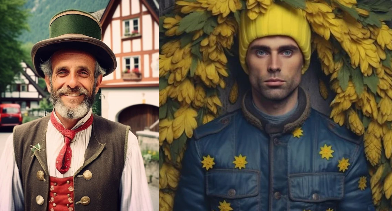 Typowi Europejczycy według sztucznej inteligencji