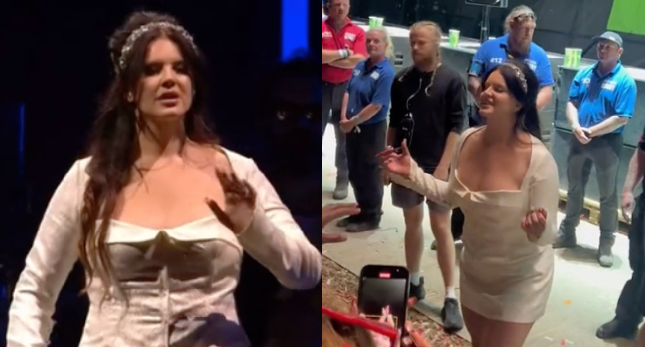 Chaotyczny występ Lany Del Rey. Odcięli jej prąd i została wyprowadzona ze sceny