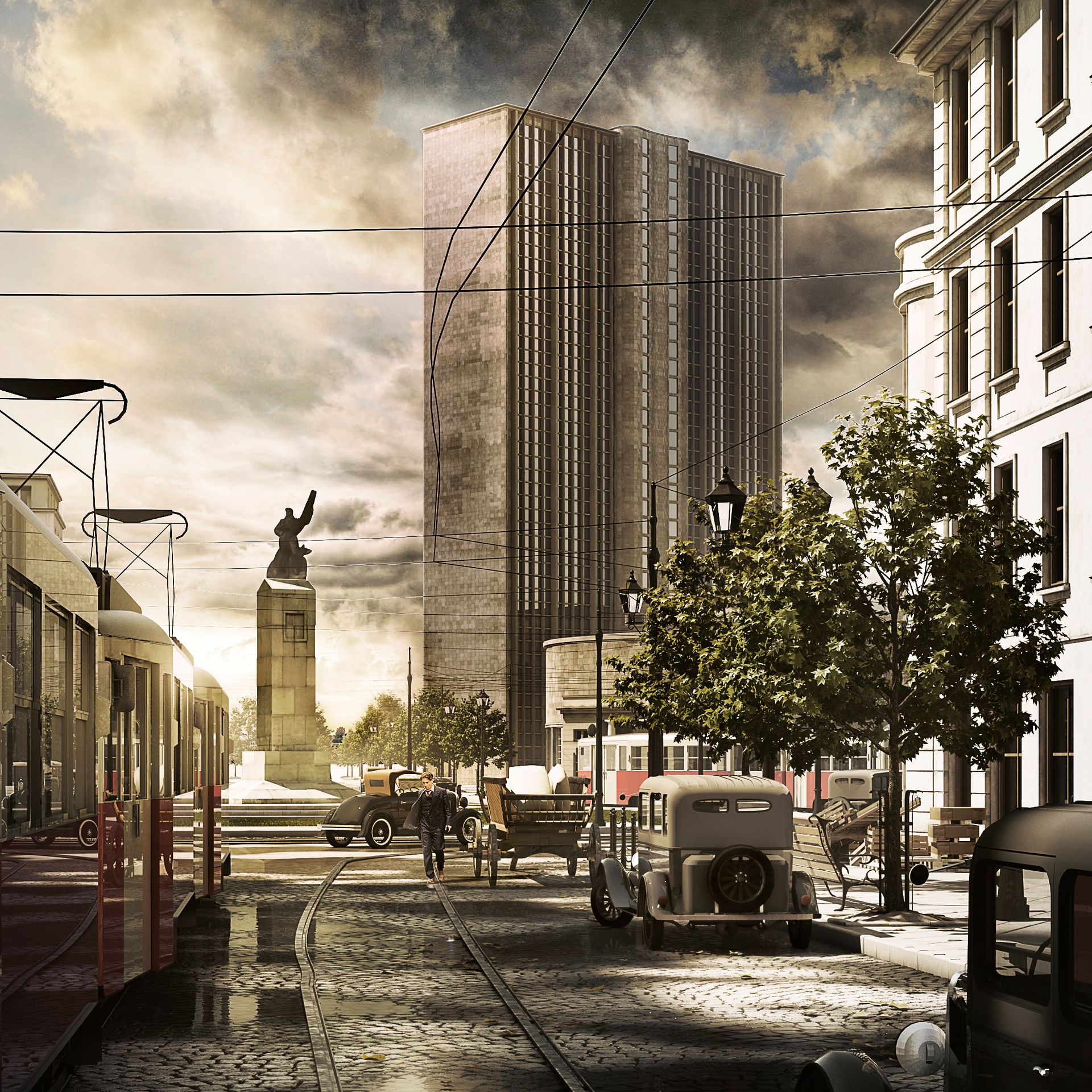 Tak wyglądałaby Warszawa, gdyby nie było II wojny światowej