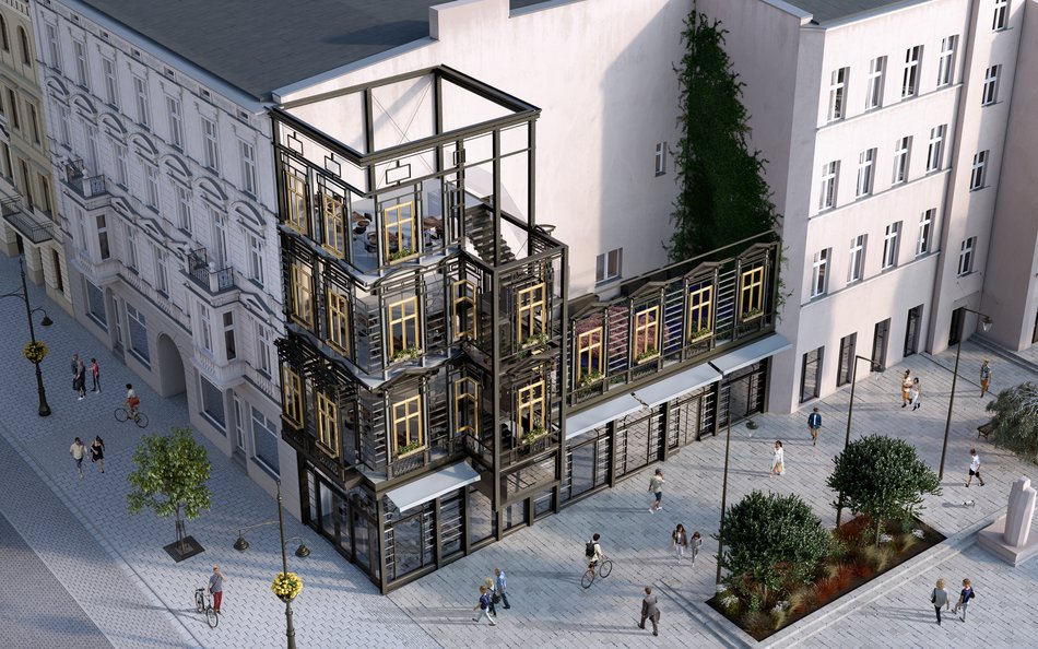 W Łodzi stanie ażurowa kamienica. Wizualizacje robią wrażenie!