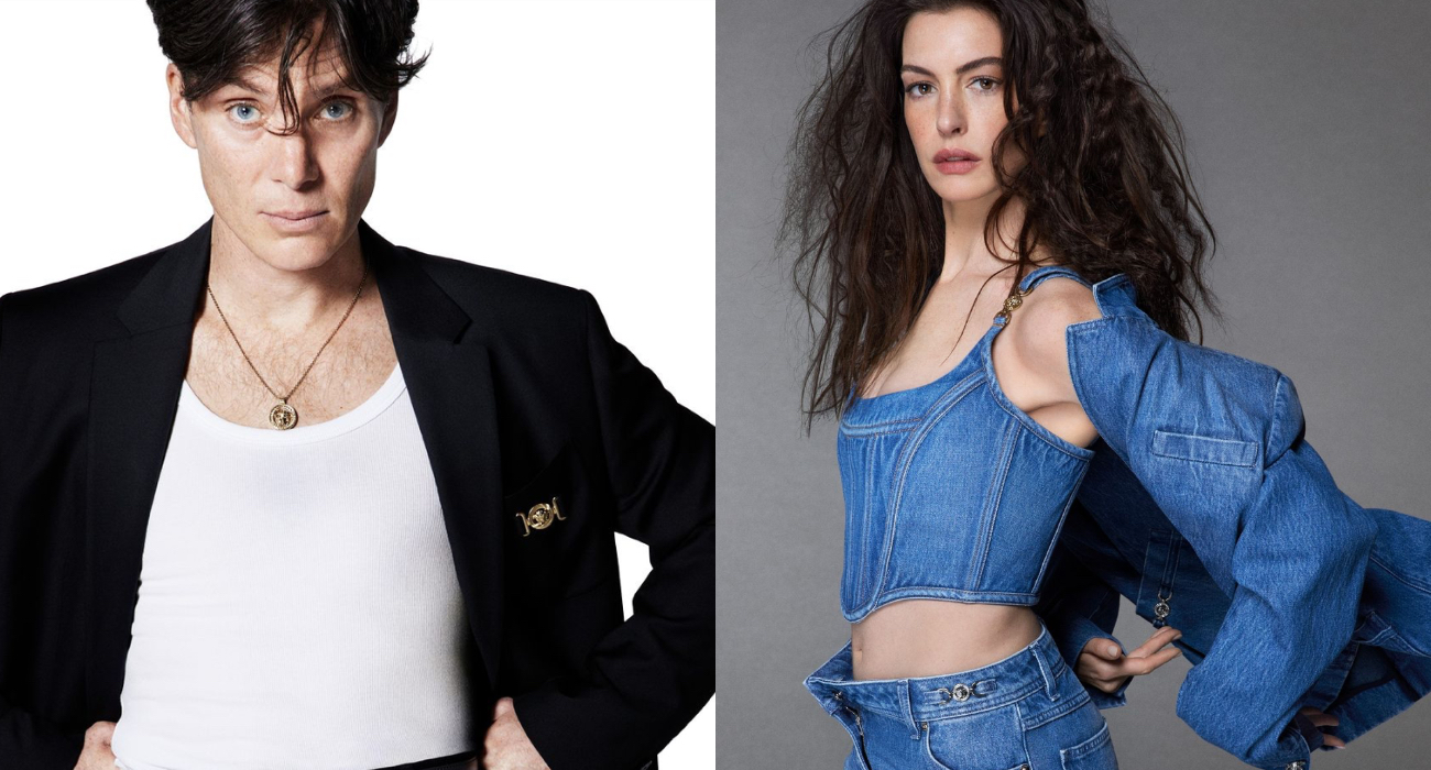 Boscy Cillian Murphy i Anne Hathaway w seksownej kampanii Versace Icons