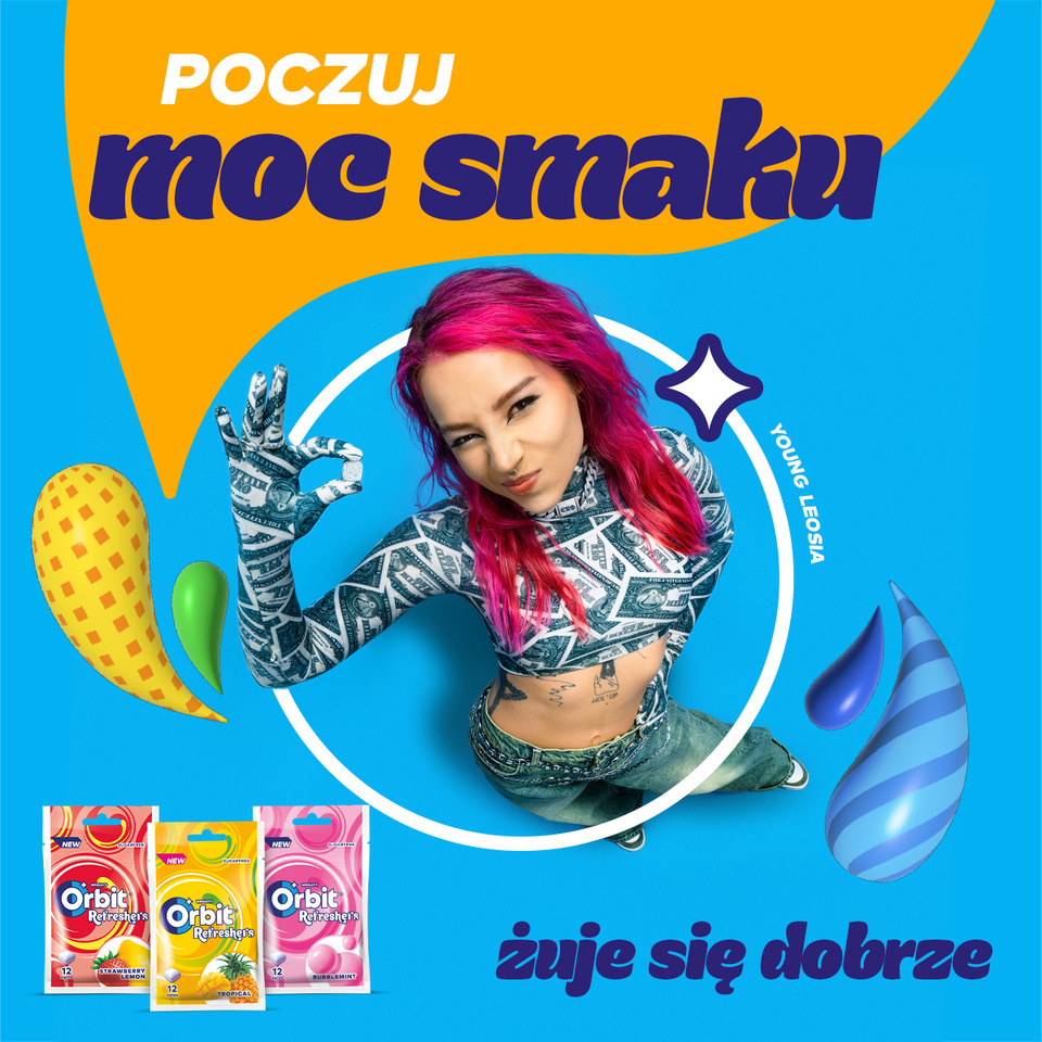 Weź udział w muzycznej loterii Orbit® Refreshers i zaszalej na koncercie Young Leosi!