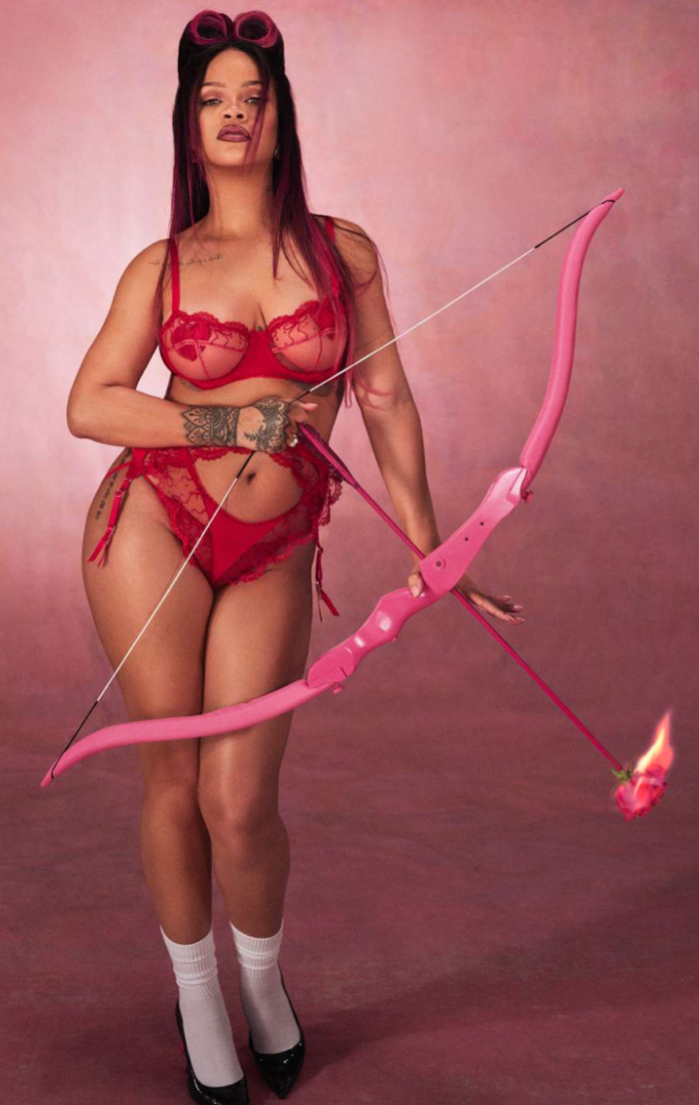 Rihanna jako seksowna bogini miłości w walentynkowej sesji [FOTO]