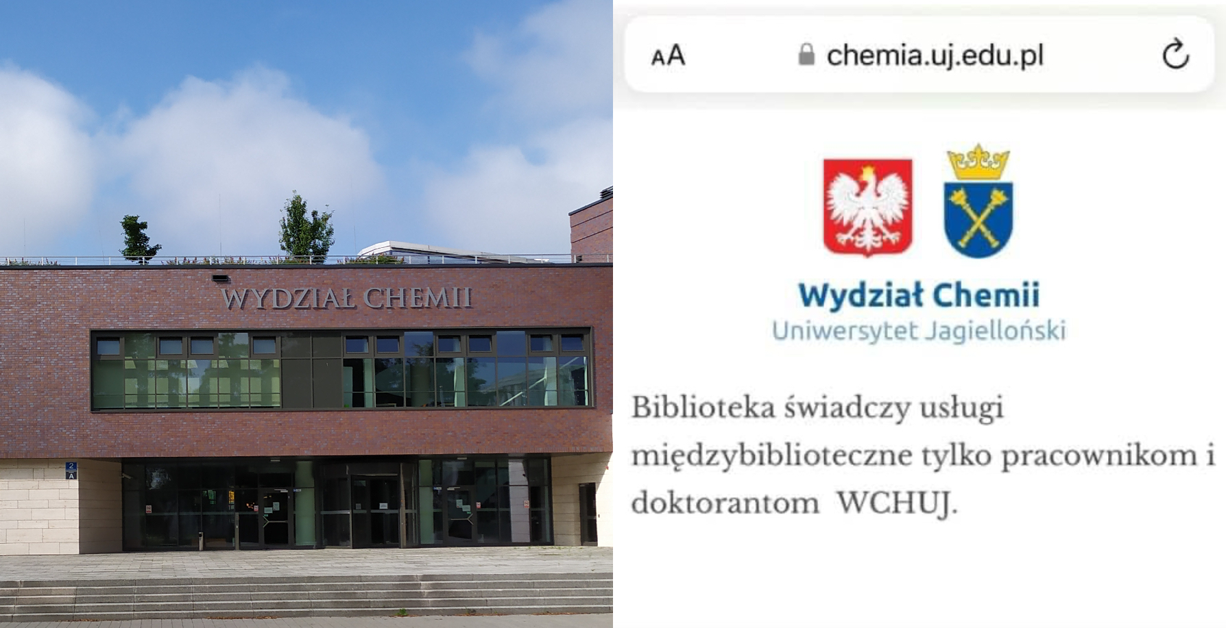 WCHUJ – czy Wydział Chemii najstarszego uniwersytetu w Polsce zmieni niefortunną nazwę?