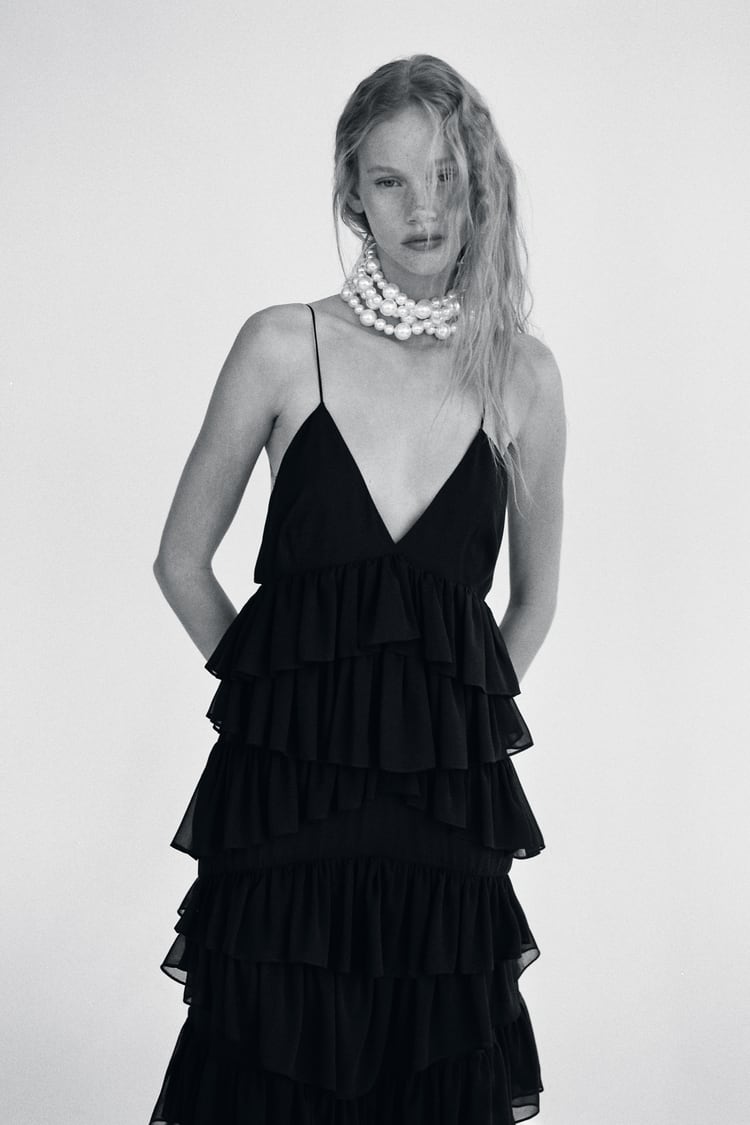 Sukienka z falbankami