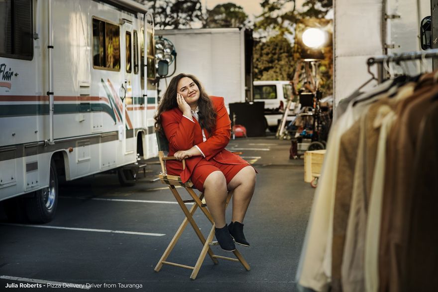 Julia Roberts - dostawczyni pizzy z Taurangi/fot. Troy Goodall