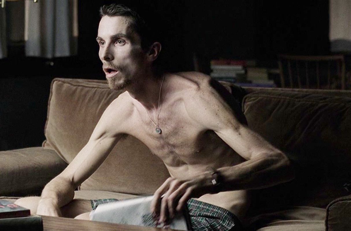 Christian Bale w „Mechaniku” (2004)